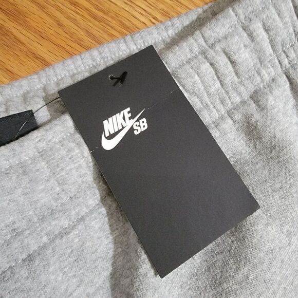 Nike SB Dunk Low Panda Jogger Pants Sweats Grey Red Fleece Sportswear NSW XL New - Picture 3 of 10